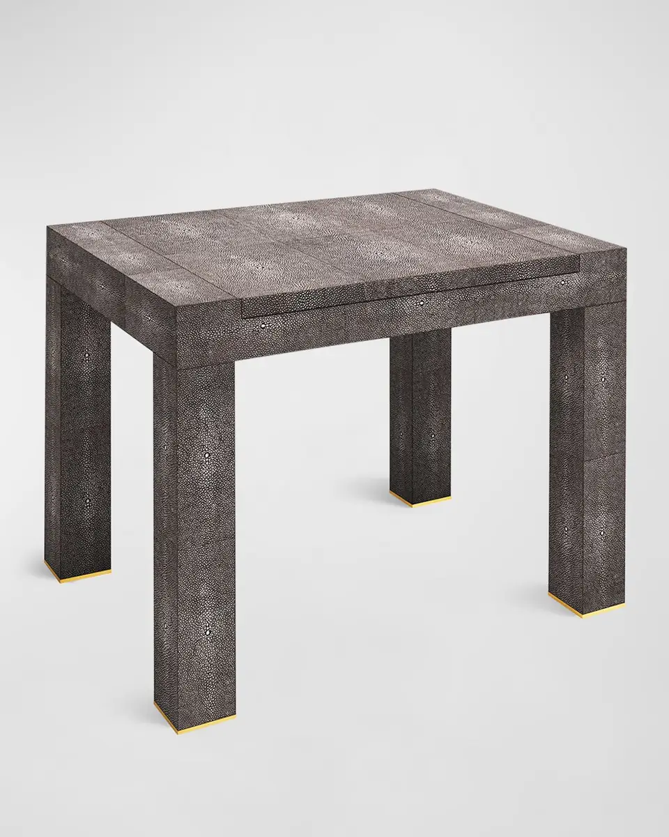 AERIN Faux Shagreen Chess Side Table | Thumbnail 3