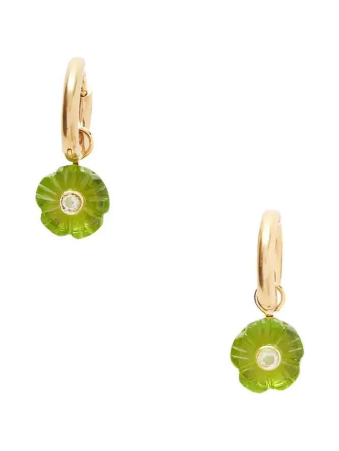 Lillian Gold-tone Crystal Earrings Lillian Gold-tone Crystal Earrings