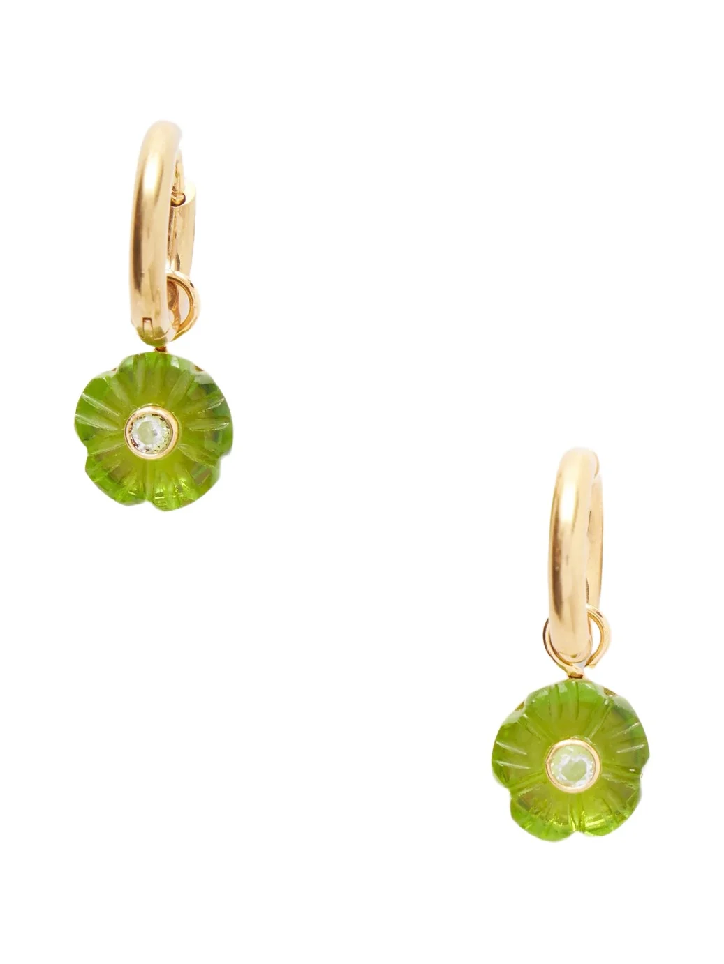 Lillian Gold-tone Crystal Earrings Lillian Gold-tone Crystal Earrings