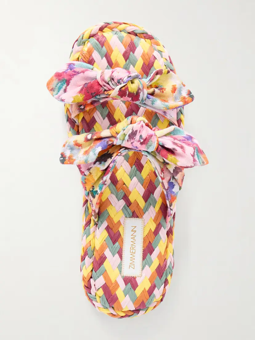 Zimmermann Carousel Woven Slides | Thumbnail 6 Zimmermann Carousel Woven Slides | Thumbnail 6