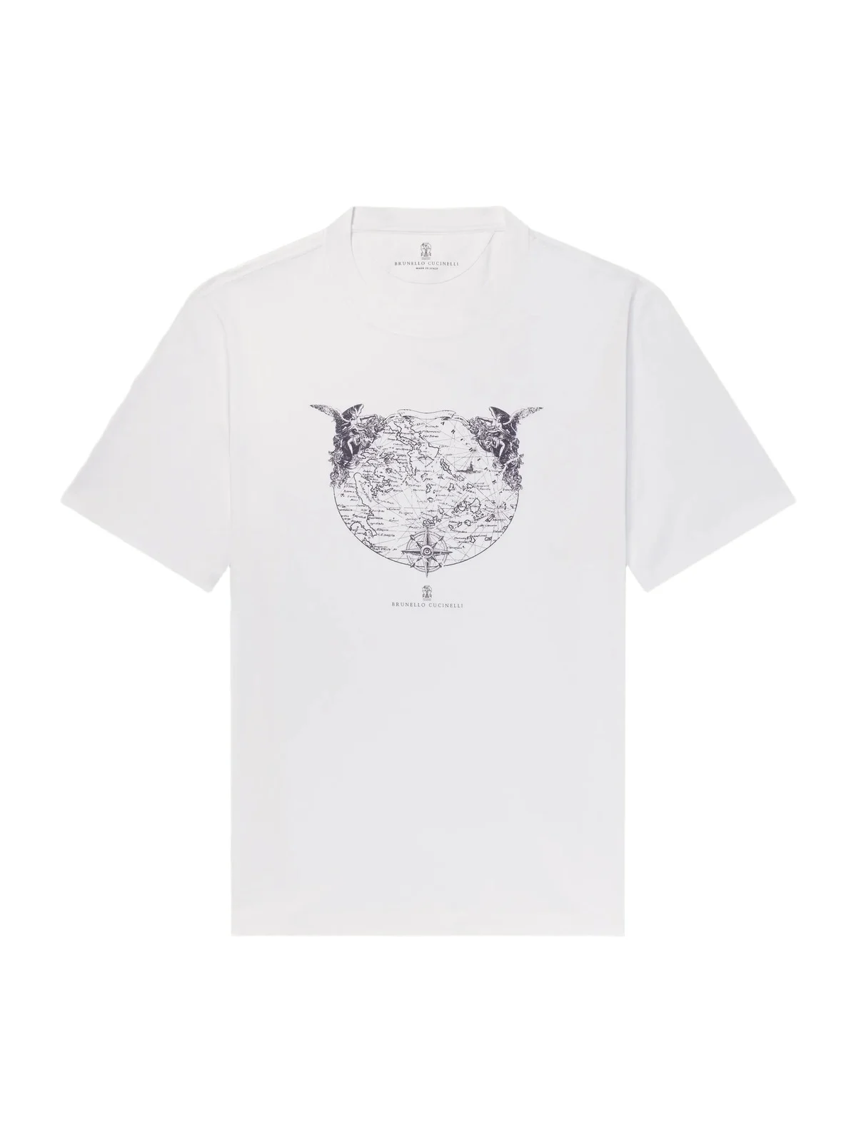 Logo-Print Cotton-Jersey T-Shirt - Men Logo-Print Cotton-Jersey T-Shirt - Men