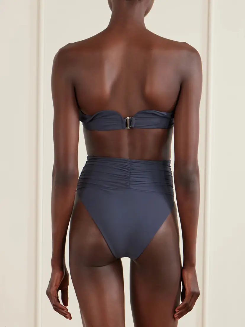 Magda Butrym Appliquéd Ruched Bikini Briefs | Thumbnail 3