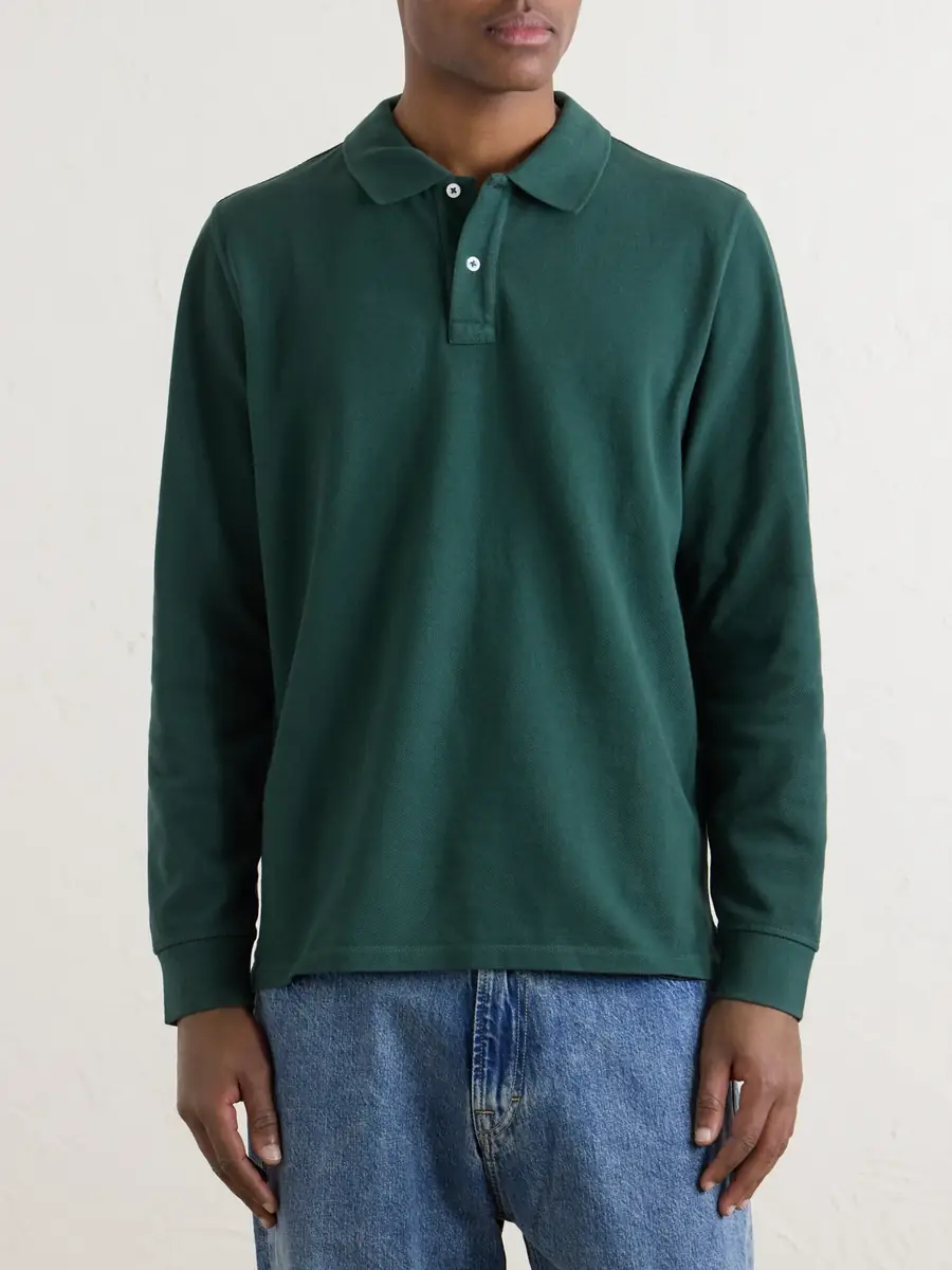 Drake's Cotton-Piqué Polo Shirt - Men | Thumbnail 3 Drake's Cotton-Piqué Polo Shirt - Men | Thumbnail 3