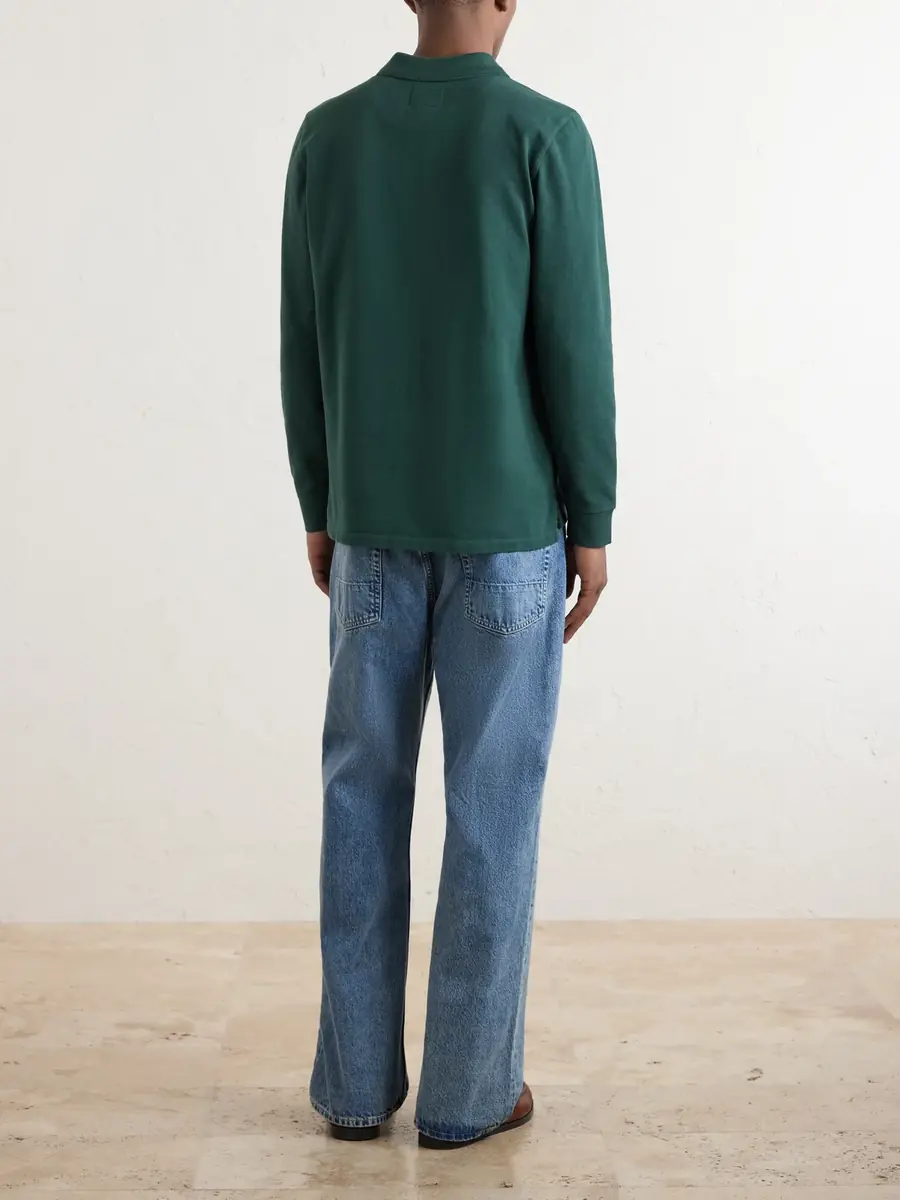Drake's Cotton-Piqué Polo Shirt - Men | Thumbnail 4 Drake's Cotton-Piqué Polo Shirt - Men | Thumbnail 4