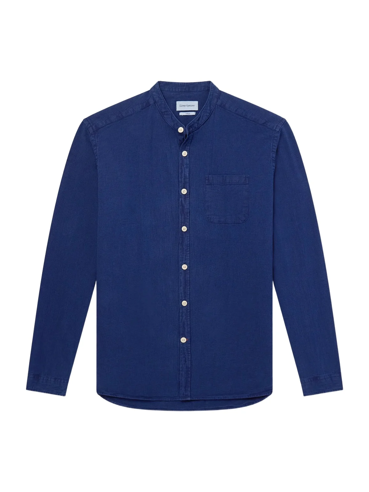 Kildale Grandad-Collar Cotton Shirt - Men