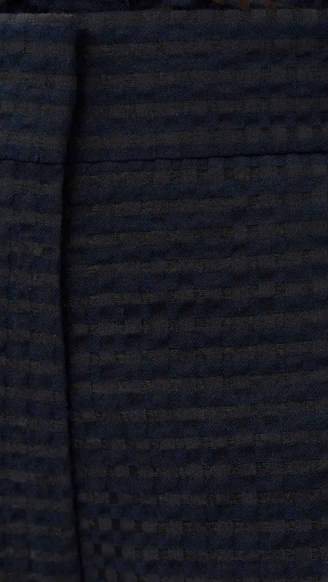 Another Tomorrow Gingham Bermuda Pants Black | Thumbnail 6 Another Tomorrow Gingham Bermuda Pants Black | Thumbnail 6