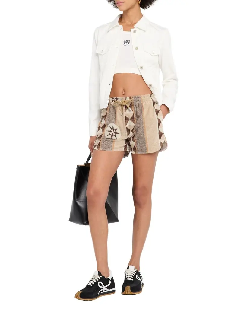 Loewe Geo Toweling Pull-On Shorts | Image 1 Loewe Geo Toweling Pull-On Shorts | Image 1