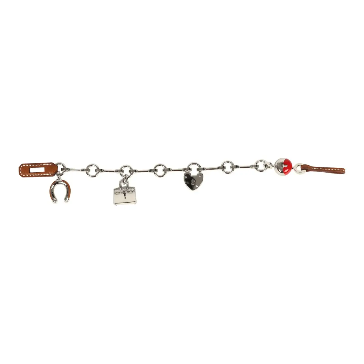 HERMÈS Hermes Bijou De Sac Charm Fauve Barenia Palladium Hardware | Thumbnail 2 HERMÈS Hermes Bijou De Sac Charm Fauve Barenia Palladium Hardware | Thumbnail 2