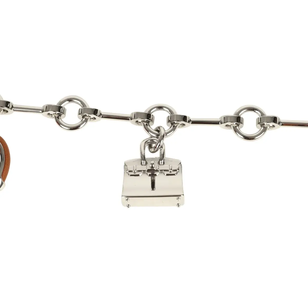 HERMÈS Hermes Bijou De Sac Charm Fauve Barenia Palladium Hardware | Thumbnail 4 HERMÈS Hermes Bijou De Sac Charm Fauve Barenia Palladium Hardware | Thumbnail 4