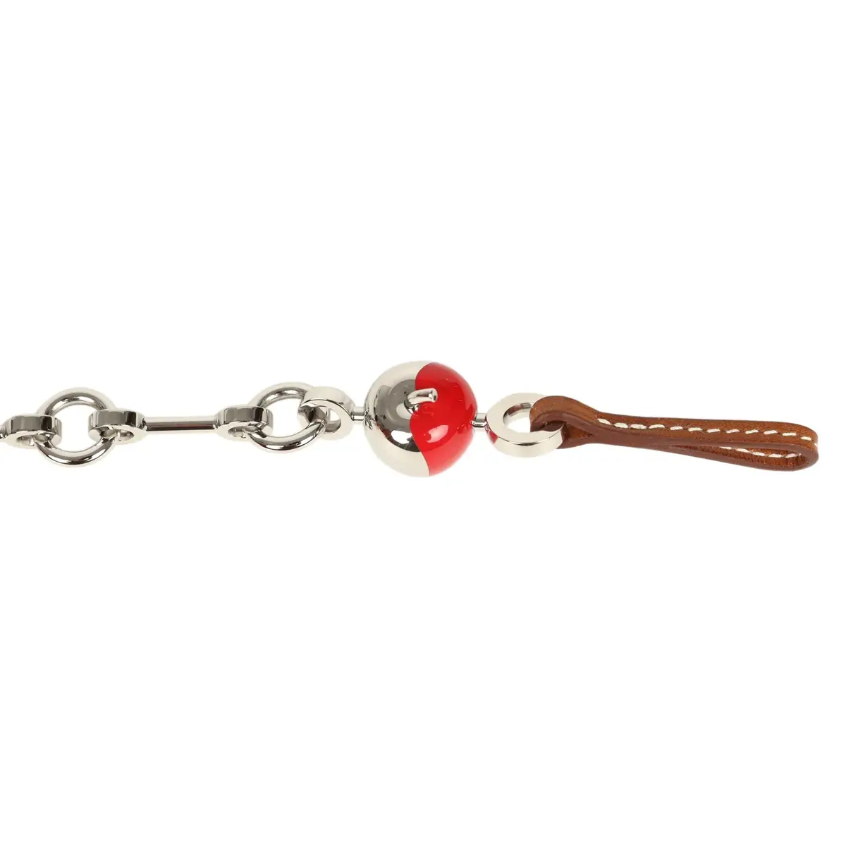 HERMÈS Hermes Bijou De Sac Charm Fauve Barenia Palladium Hardware | Thumbnail 6 HERMÈS Hermes Bijou De Sac Charm Fauve Barenia Palladium Hardware | Thumbnail 6