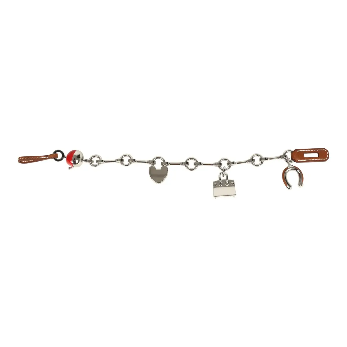 HERMÈS Hermes Bijou De Sac Charm Fauve Barenia Palladium Hardware | Thumbnail 7 HERMÈS Hermes Bijou De Sac Charm Fauve Barenia Palladium Hardware | Thumbnail 7