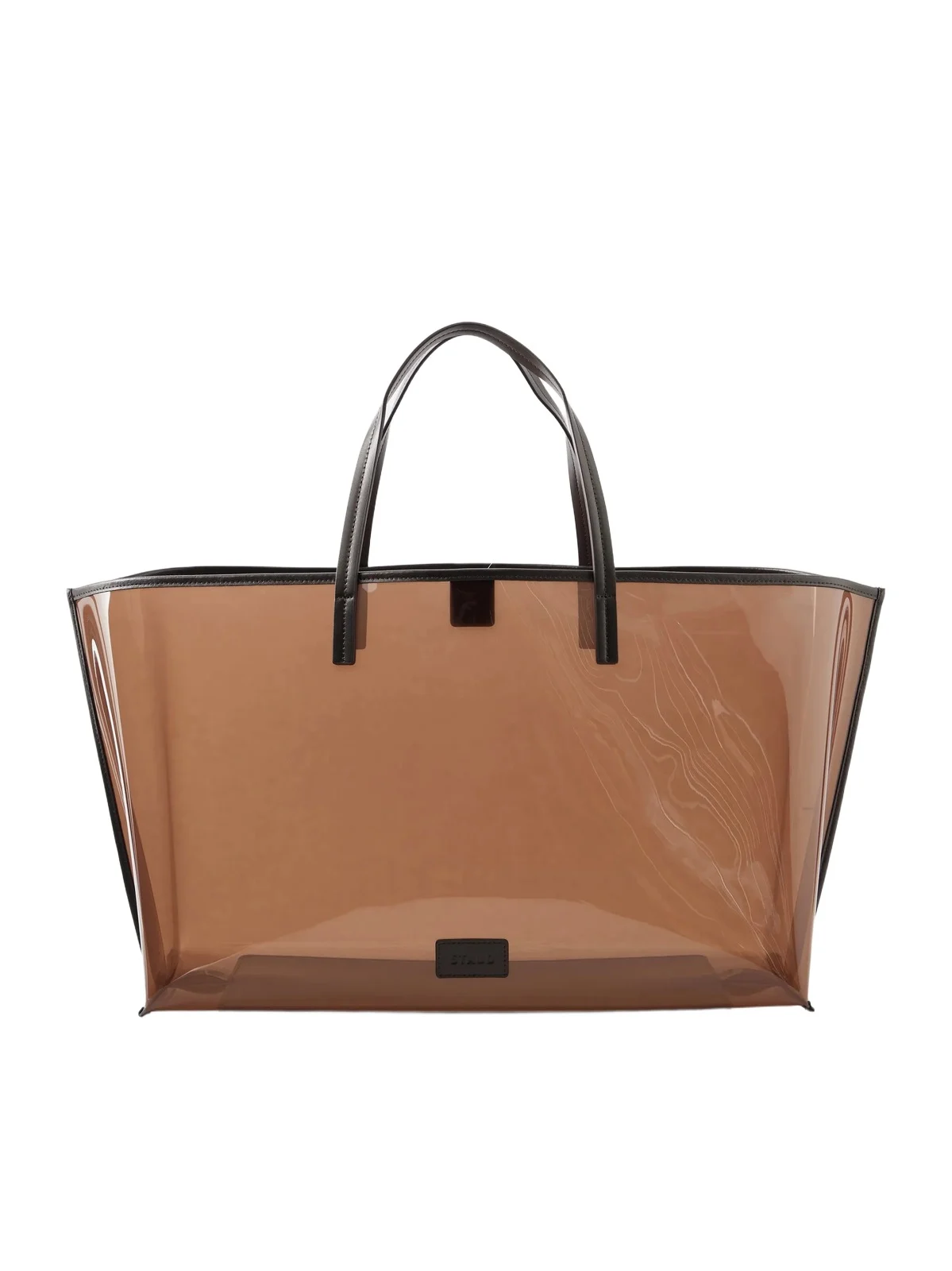 Christos Large Leather-trimmed Pvc Tote Christos Large Leather-trimmed Pvc Tote