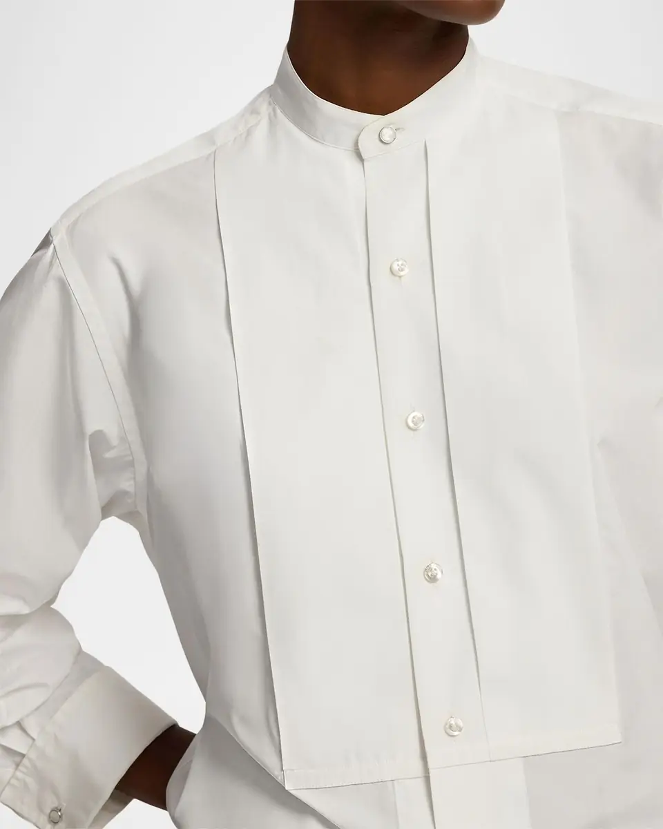 Ralph Lauren Collection Kirstin Cotton Broadcloth Shirt | Thumbnail 4 Ralph Lauren Collection Kirstin Cotton Broadcloth Shirt | Thumbnail 4