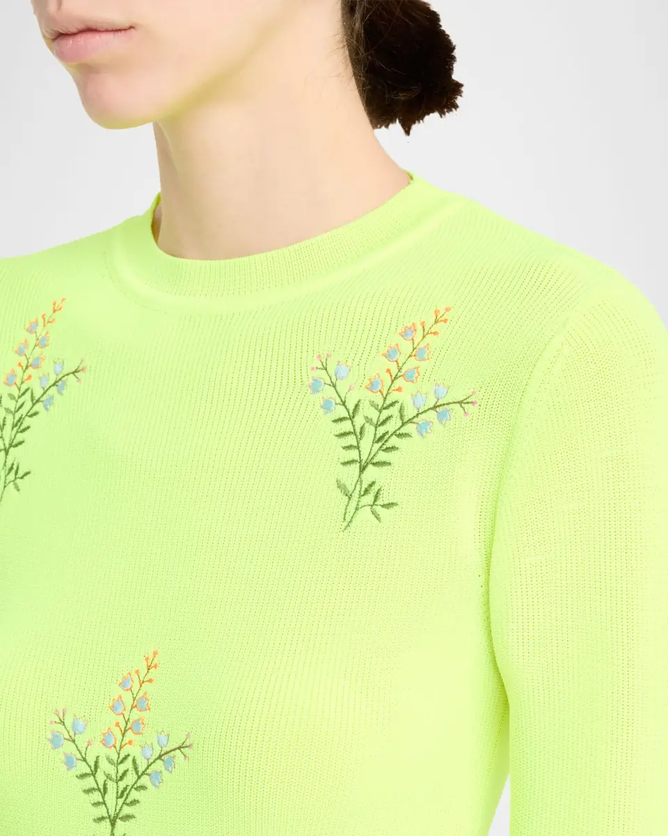 Essentiel Antwerp Jardens Embroidered Rib-Knit Sweater | Thumbnail 4 Essentiel Antwerp Jardens Embroidered Rib-Knit Sweater | Thumbnail 4