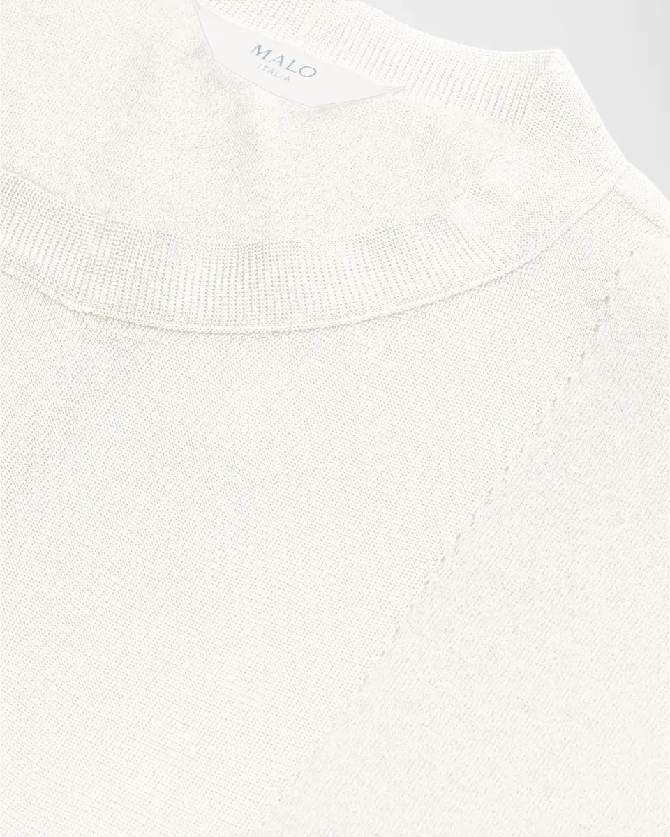 Malo Cashmere-Silk Sleeveless Neck-Tie Top | Thumbnail 6
