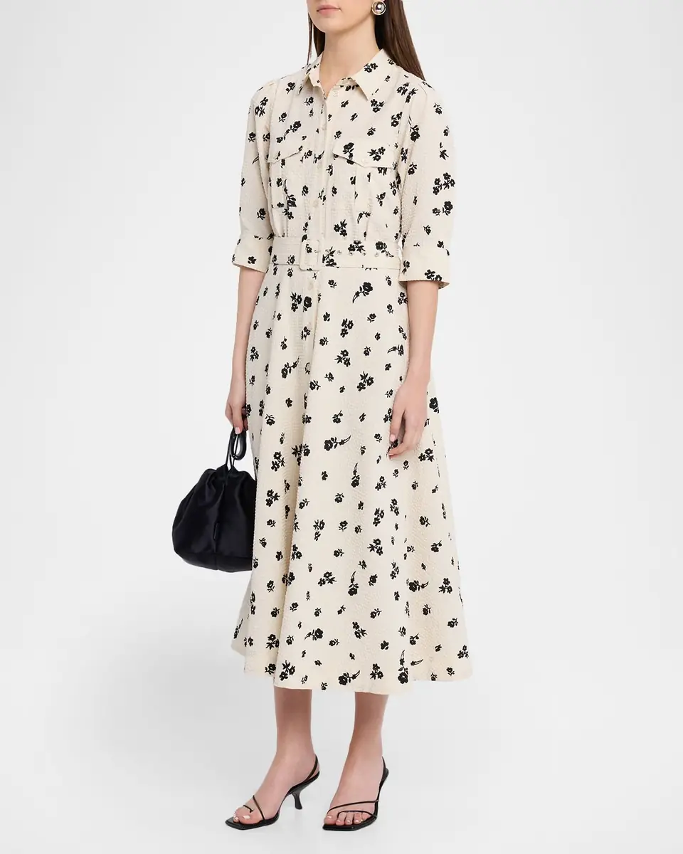 Essentiel Antwerp Jizo Belted Midi Shirtdress | Thumbnail 7 Essentiel Antwerp Jizo Belted Midi Shirtdress | Thumbnail 7