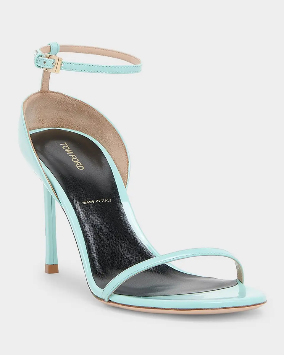 TOM FORD 105mm Patent Leather Stiletto Sandals | Thumbnail 3 TOM FORD 105mm Patent Leather Stiletto Sandals | Thumbnail 3