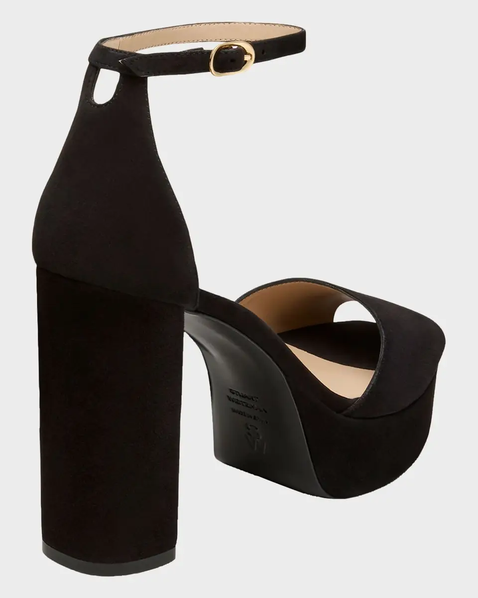 Stuart Weitzman 110mm Sabrina Suede Platform Sandals | Thumbnail 3 Stuart Weitzman 110mm Sabrina Suede Platform Sandals | Thumbnail 3