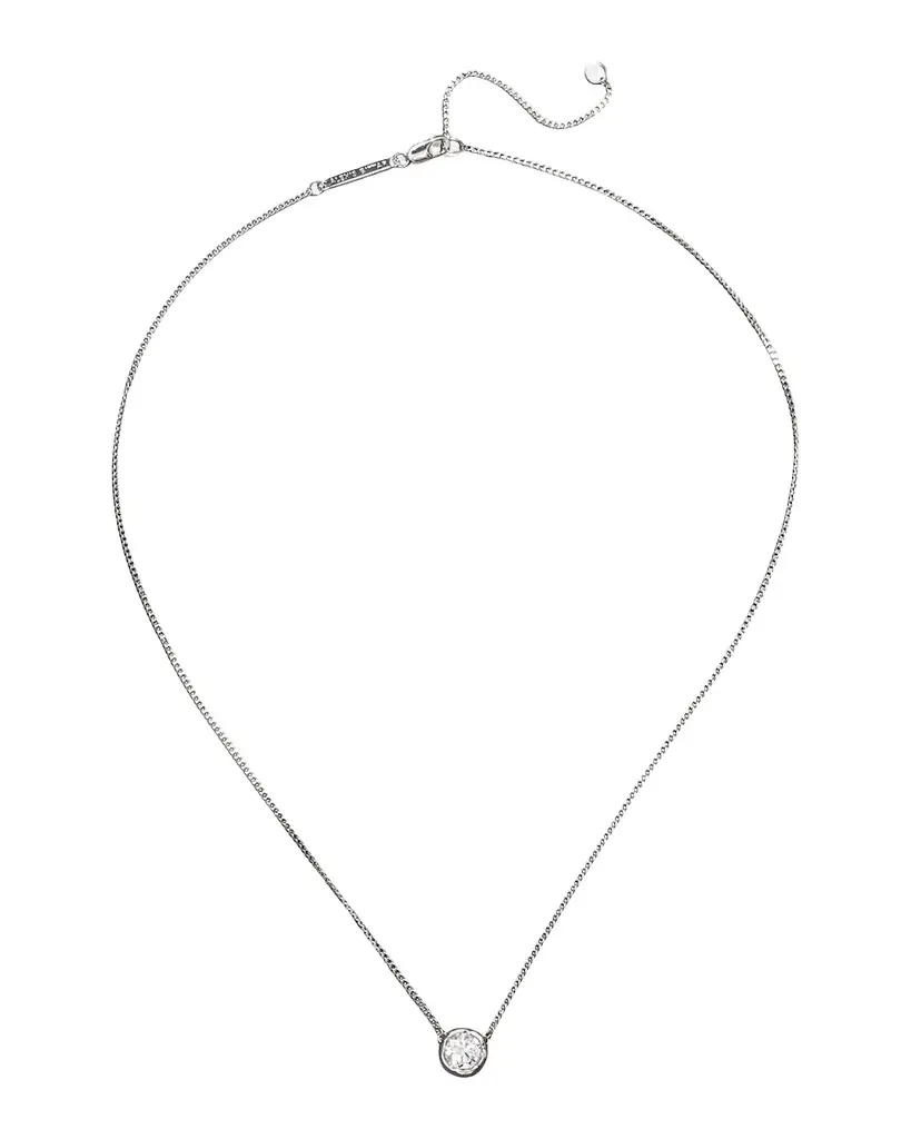 Alexis Bittar Asterales Silver Solitaire Necklace | Image 1 Alexis Bittar Asterales Silver Solitaire Necklace | Image 1