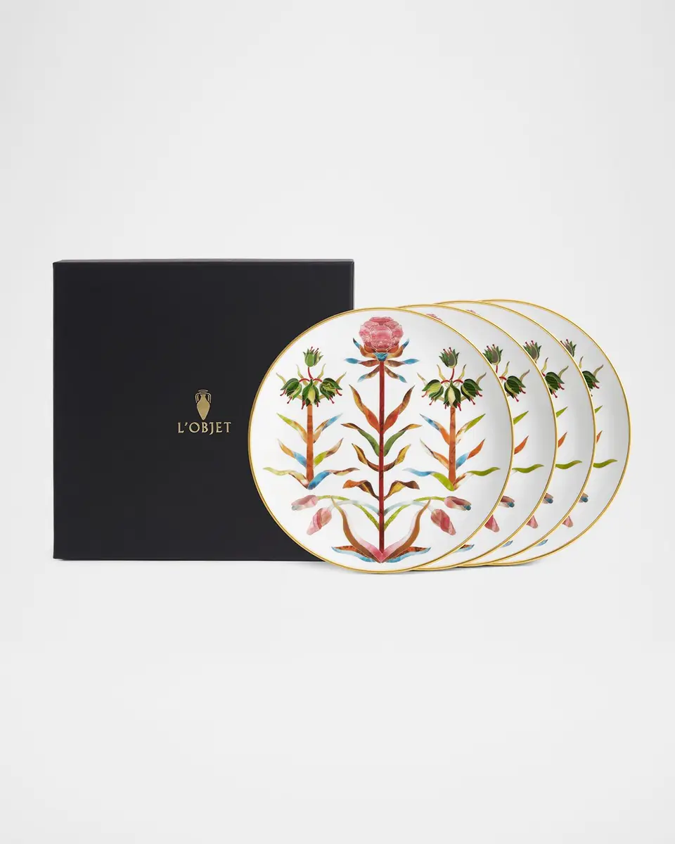 L'Objet Grand Tour Bread and Butter Plates, Set of 4 | Thumbnail 4
