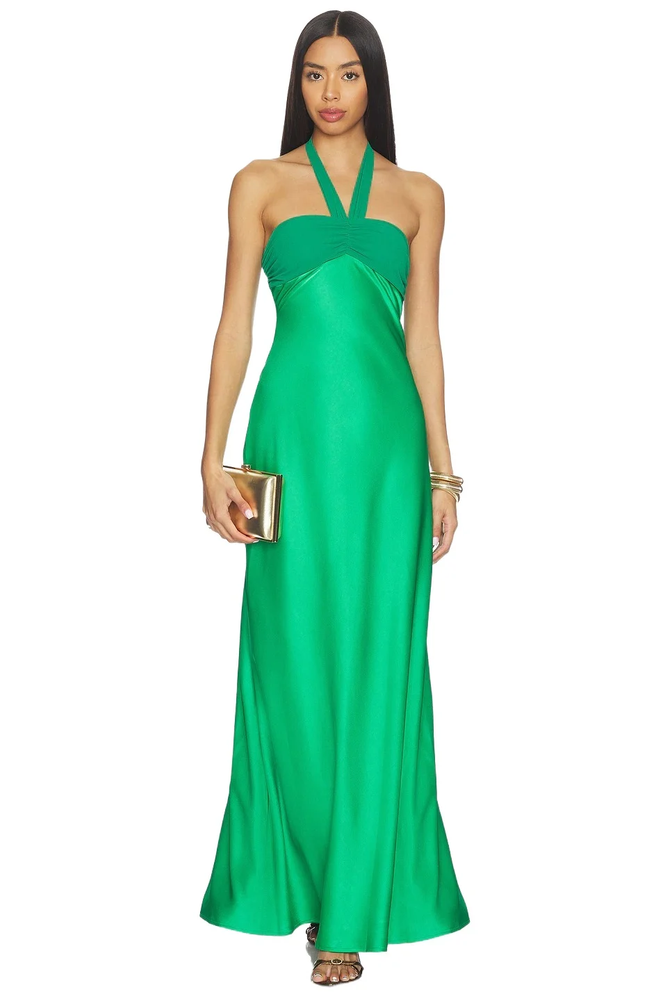Marilla Ruched Halter Maxi Dress Marilla Ruched Halter Maxi Dress