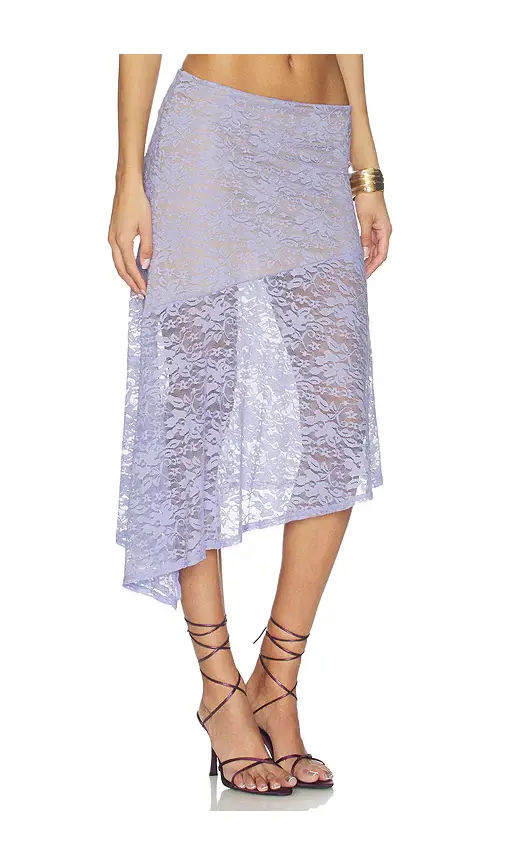 Runaway The Label Ava Flounce Midi Skirt | Thumbnail 2 Runaway The Label Ava Flounce Midi Skirt | Thumbnail 2