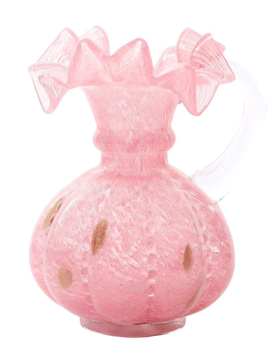 Noon & Moon Rosy Dawn Ruffled Vase Small