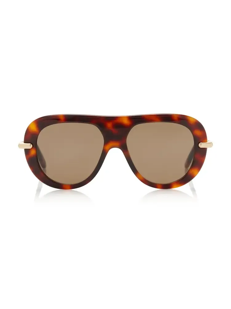 Aviator-Frame Acetate Sunglasses Aviator-Frame Acetate Sunglasses