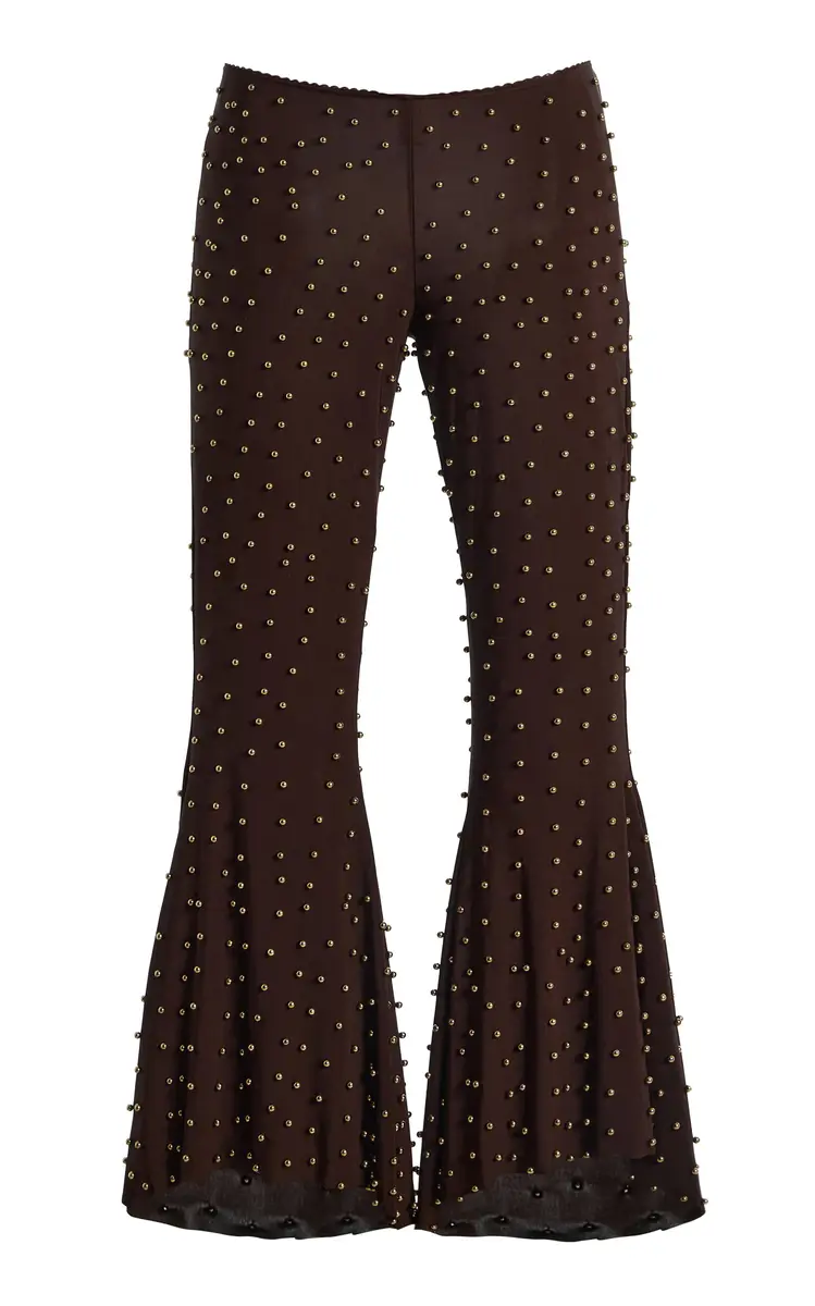 SIEDRÉS Jeslynn Embellished Flared Pants | Image 1 SIEDRÉS Jeslynn Embellished Flared Pants | Image 1