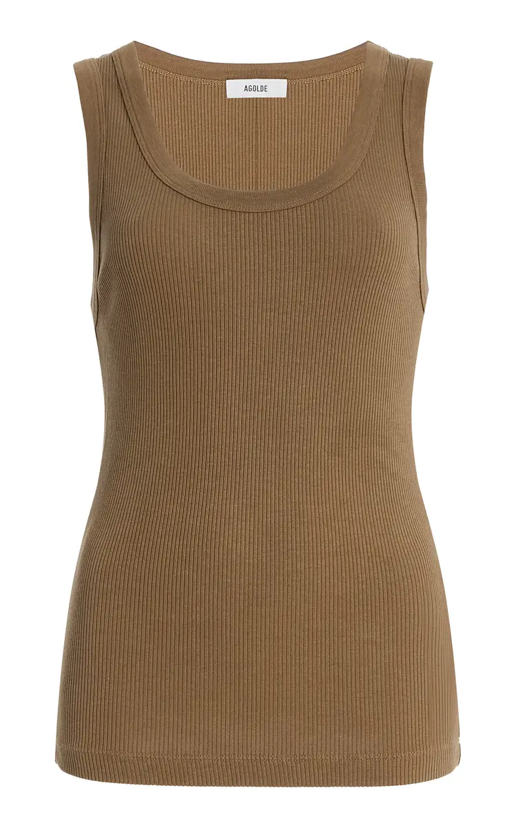 AGOLDE Poppy Cotton-Blend Tank Top | Thumbnail 5