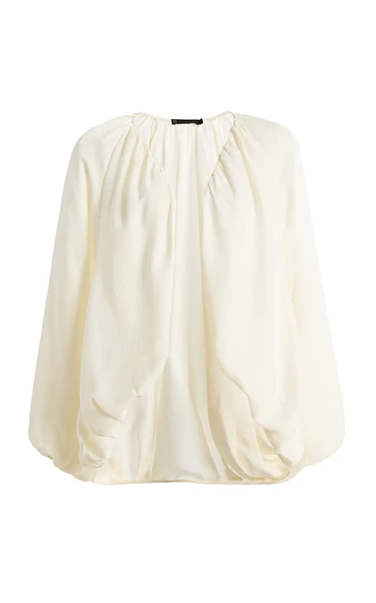 ViX x RHW Rosie Crepe Cocoon Top | Image 1 ViX x RHW Rosie Crepe Cocoon Top | Image 1