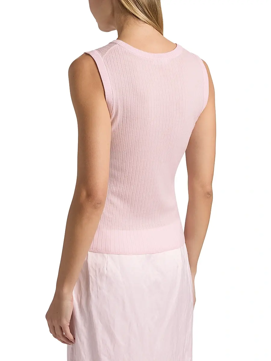 A.L.C. A. L.C. Women's Mick Rib-Knit Merino Wool Sleeveless Top | Thumbnail 5 A.L.C. A. L.C. Women's Mick Rib-Knit Merino Wool Sleeveless Top | Thumbnail 5