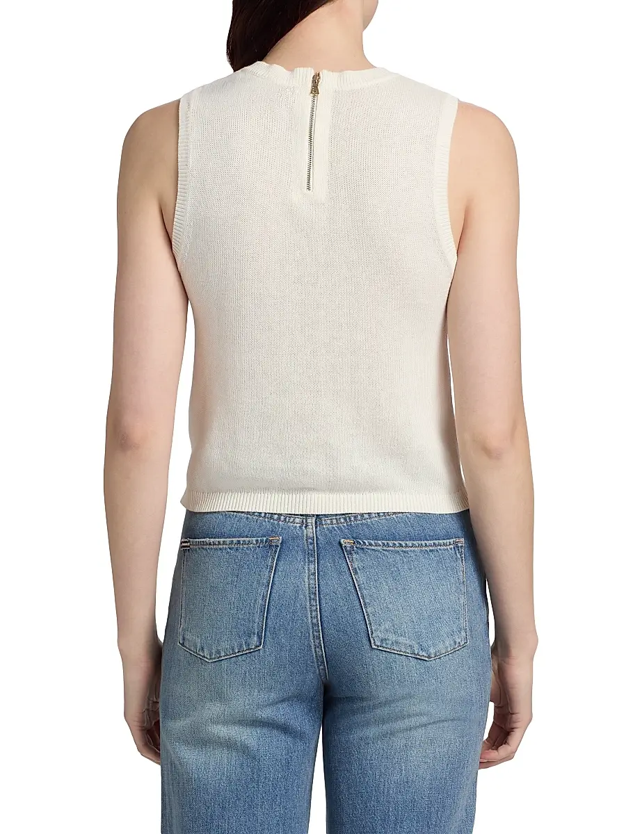 Alice + Olivia Women's Reva Floral Shell Top | Thumbnail 5