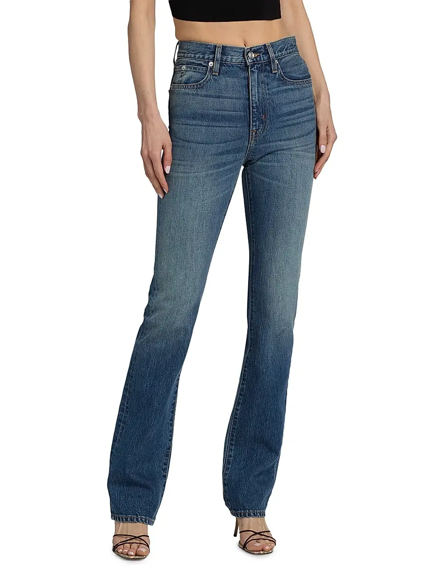 SLVRLAKE Women's Jade High-Rise Bootcut Jeans | Thumbnail 3