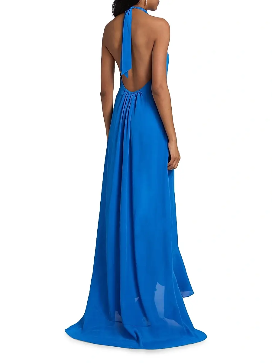 AZEEZA Women's Bari Halter Backless Gown | Thumbnail 5 AZEEZA Women's Bari Halter Backless Gown | Thumbnail 5