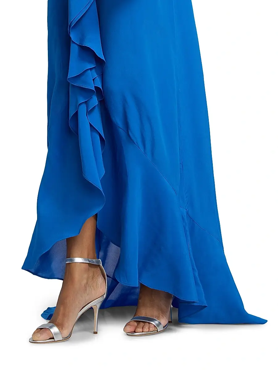 AZEEZA Women's Bari Halter Backless Gown | Thumbnail 6 AZEEZA Women's Bari Halter Backless Gown | Thumbnail 6