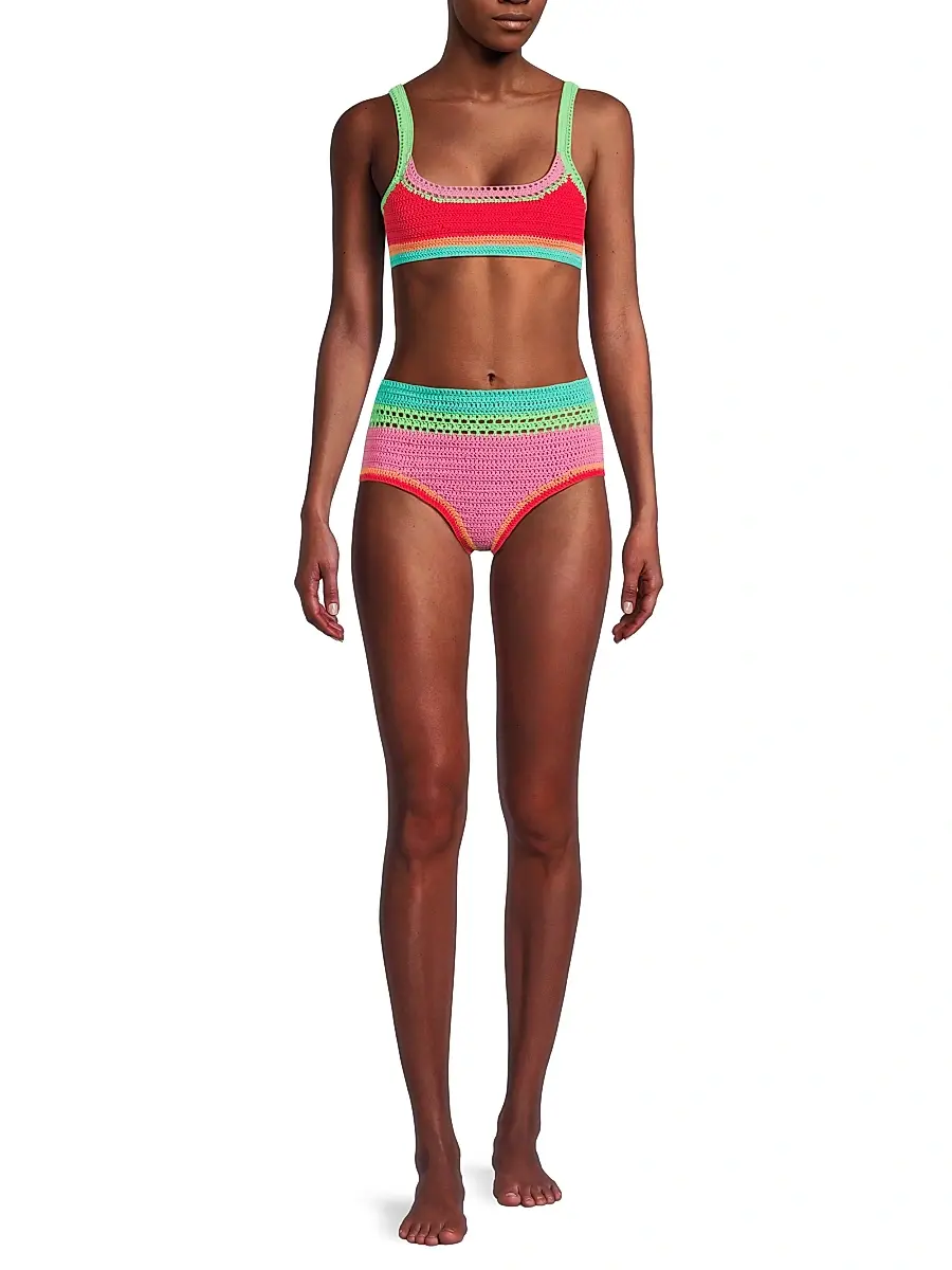 BEACH RIOT Women's Karmen Crochet Bikini Bottom | Thumbnail 2 BEACH RIOT Women's Karmen Crochet Bikini Bottom | Thumbnail 2