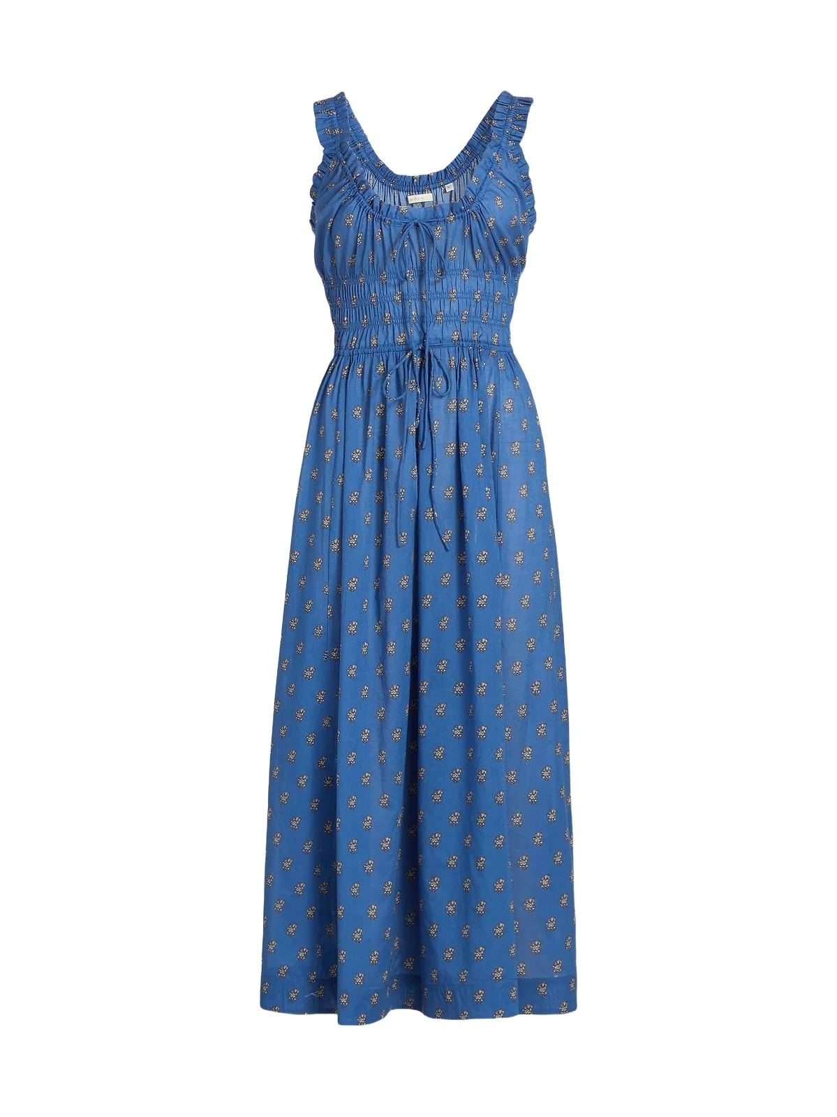DÔEN Women's Emmaretta Floral Foulard Cotton Midi-Dress