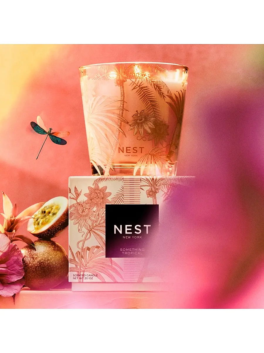 NEST New York Something Tropical Decorative 3-Wick Candle | Thumbnail 3 NEST New York Something Tropical Decorative 3-Wick Candle | Thumbnail 3