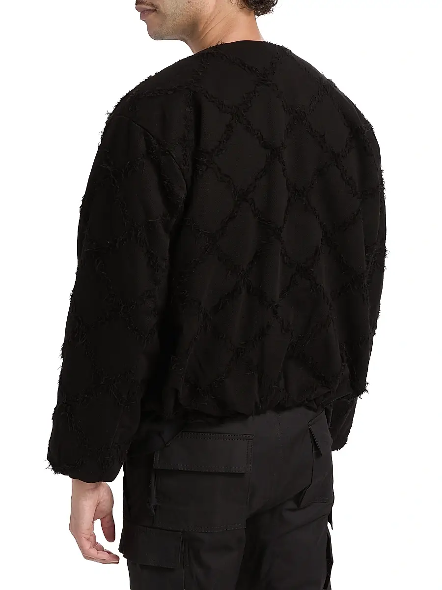 EZR Men's Crisscross Cotton Crop Jacket | Thumbnail 5 EZR Men's Crisscross Cotton Crop Jacket | Thumbnail 5
