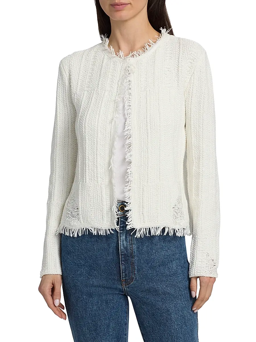 Kobi Halperin Women's Marlee Distressed Textured Knit Sweater | Thumbnail 3 Kobi Halperin Women's Marlee Distressed Textured Knit Sweater | Thumbnail 3