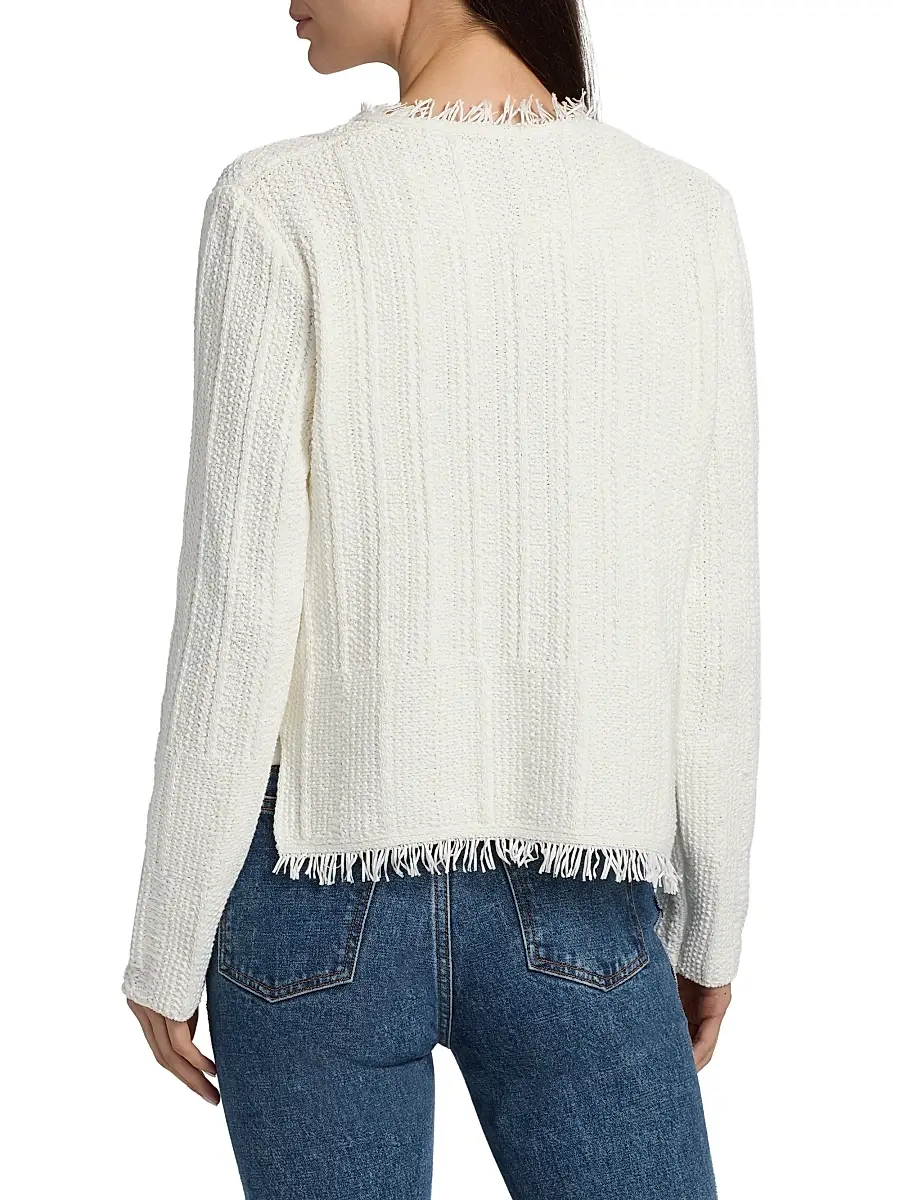 Kobi Halperin Women's Marlee Distressed Textured Knit Sweater | Thumbnail 5 Kobi Halperin Women's Marlee Distressed Textured Knit Sweater | Thumbnail 5