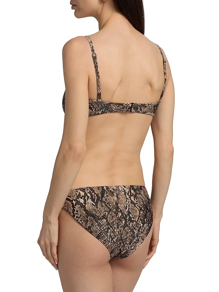 Kobi Halperin Women's Arianna Snake-Print Bikini Top | Thumbnail 4 Kobi Halperin Women's Arianna Snake-Print Bikini Top | Thumbnail 4