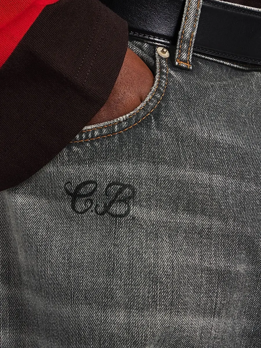 Balenciaga Men's Tattoo Baggy Jeans | Thumbnail 5 Balenciaga Men's Tattoo Baggy Jeans | Thumbnail 5