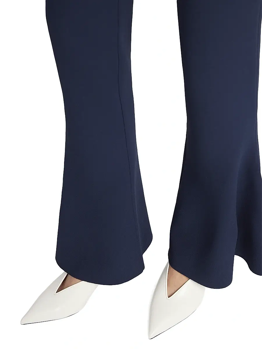 Stella McCartney Women's Compact Knit Peplum-Cuff Trousers | Thumbnail 5 Stella McCartney Women's Compact Knit Peplum-Cuff Trousers | Thumbnail 5