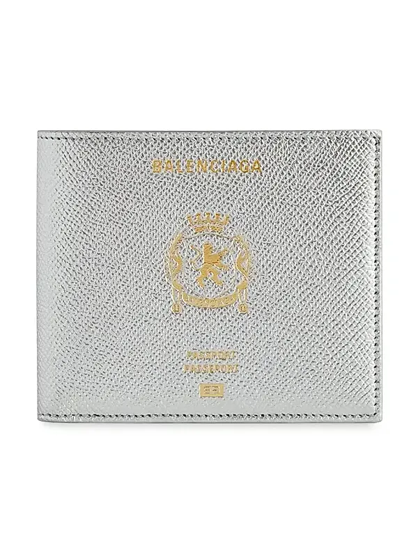 Balenciaga Men's Passport Square Folded Wallet