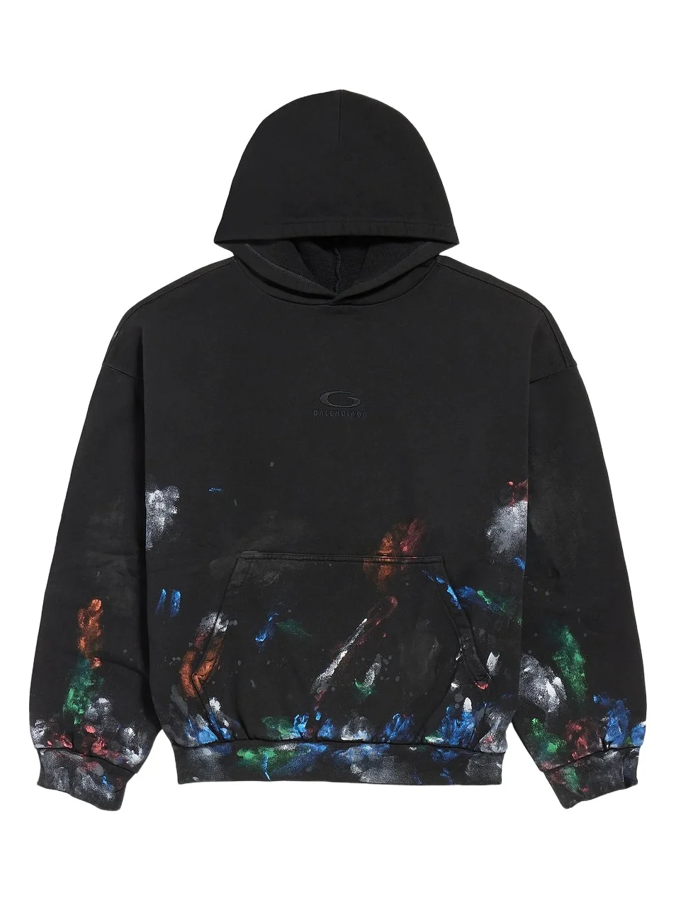 Balenciaga Men's Painter's Shirt Medium Fit Hoodie