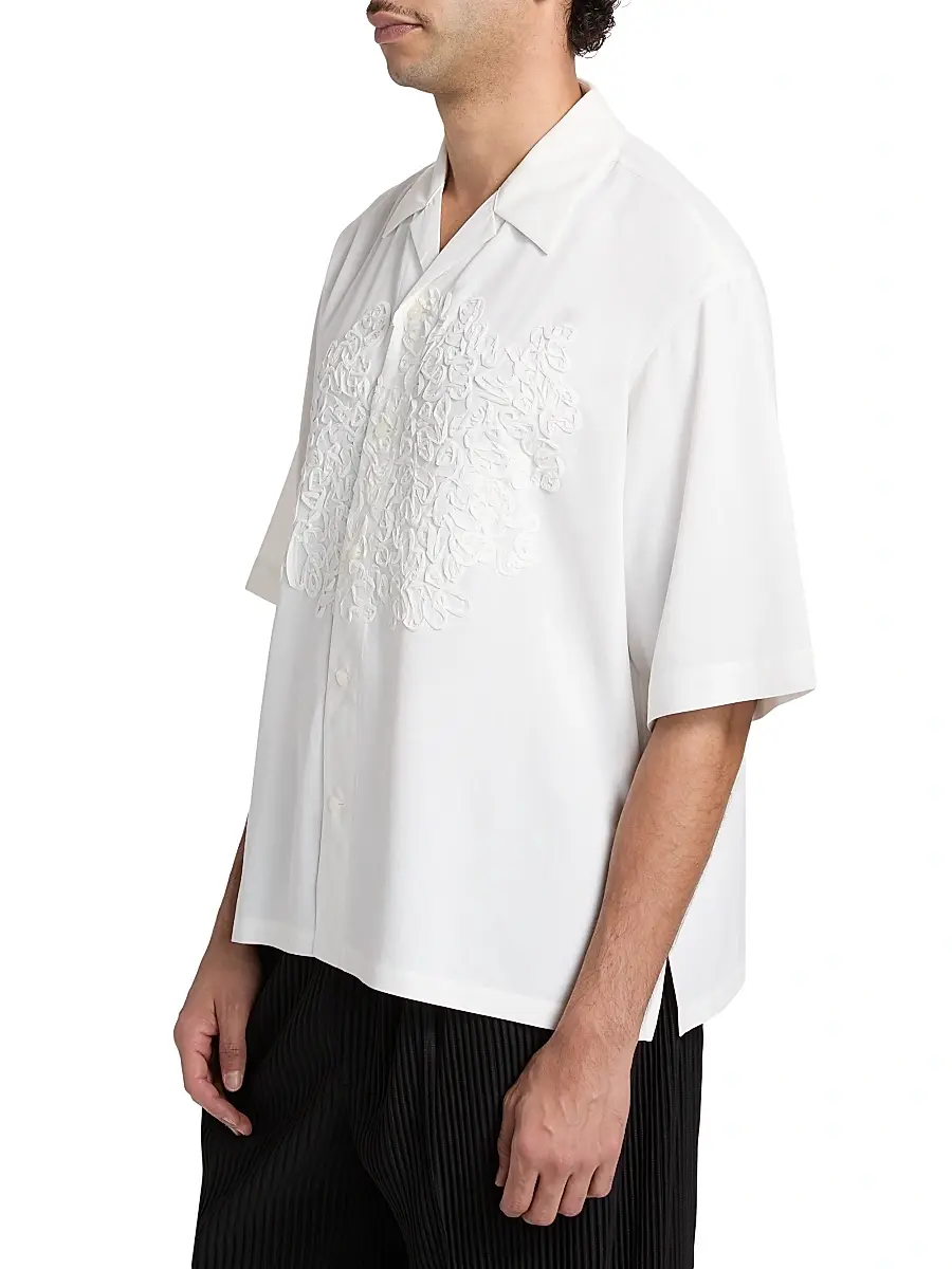 Homme Plissé Issey Miyake Men Embroidery Press Shirt | Thumbnail 4 Homme Plissé Issey Miyake Men Embroidery Press Shirt | Thumbnail 4