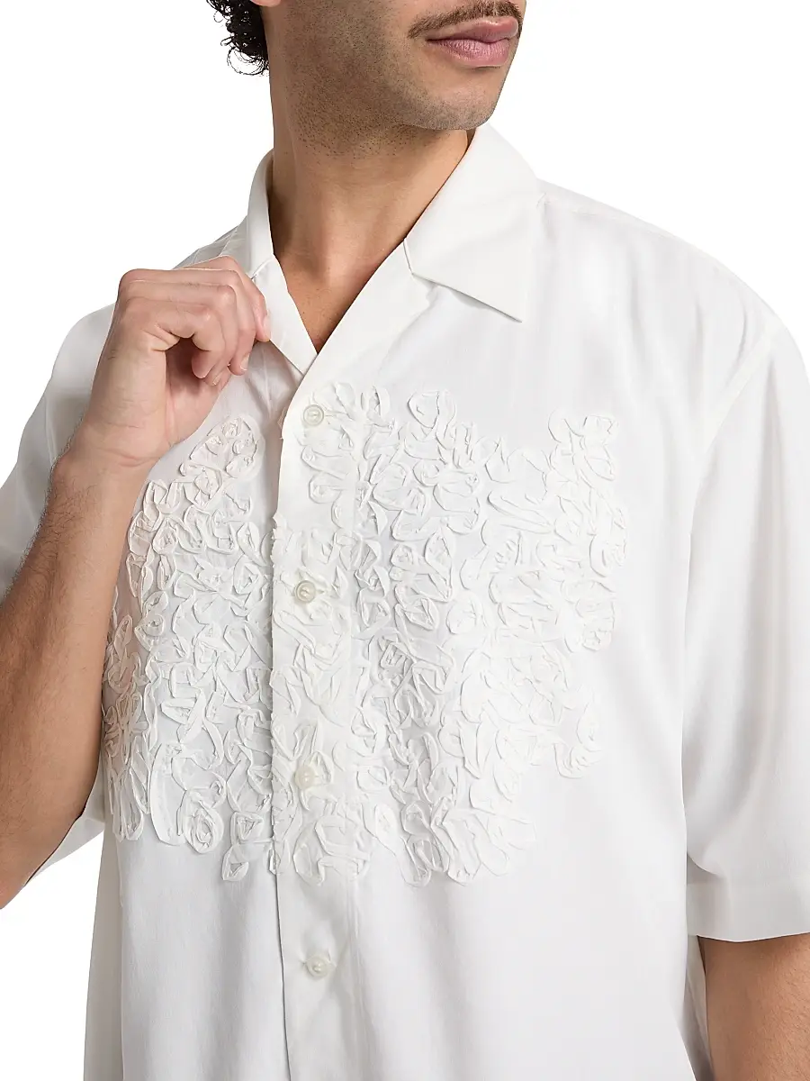 Homme Plissé Issey Miyake Men Embroidery Press Shirt | Thumbnail 6 Homme Plissé Issey Miyake Men Embroidery Press Shirt | Thumbnail 6