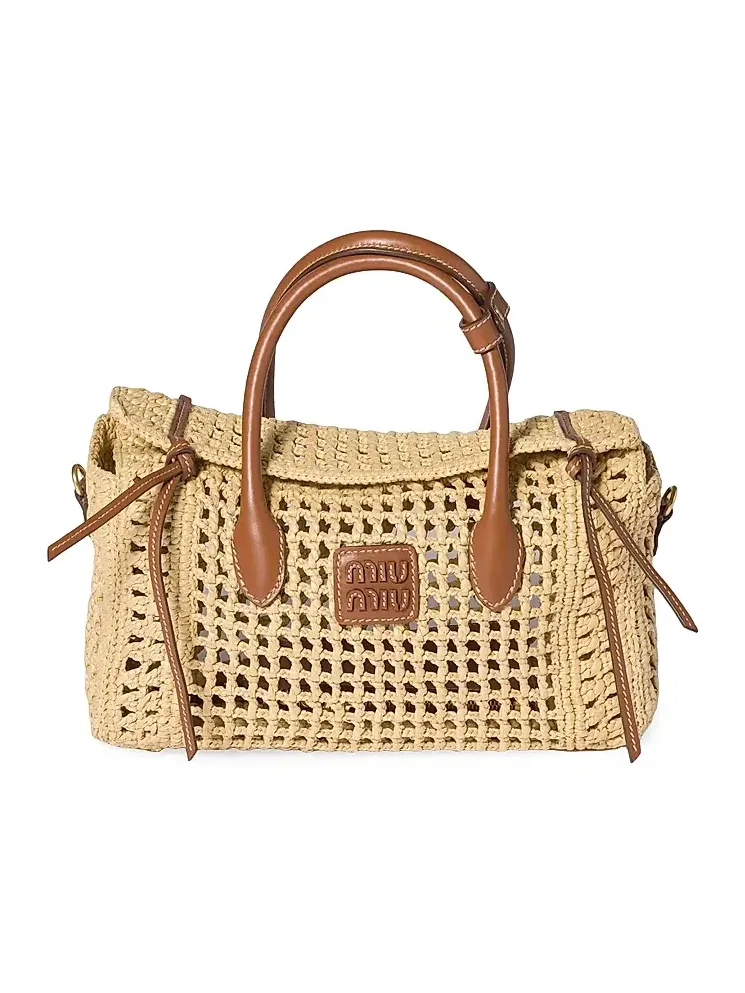 Women's Raffia Top Handle Bag Women's Raffia Top Handle Bag